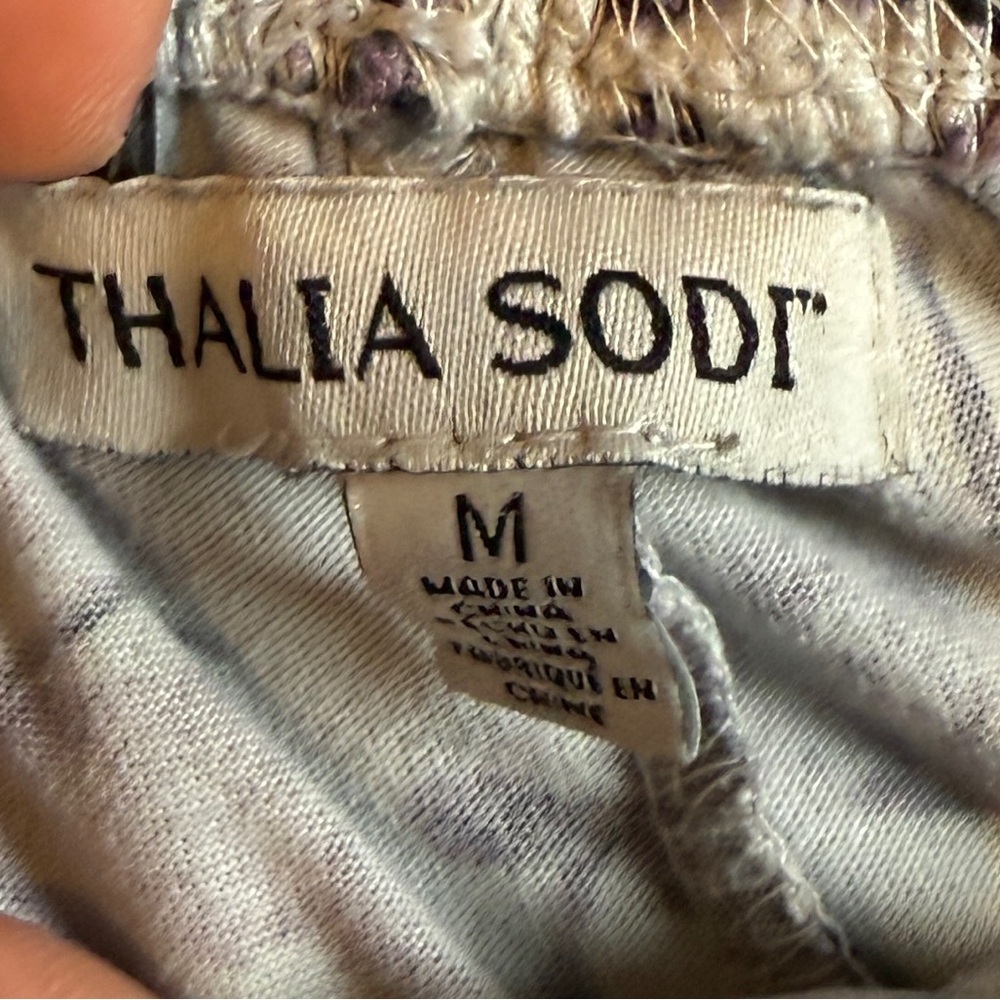 Thalia Sodi Purple Floral Lace Sleep Shorts - Picture 3 of 3